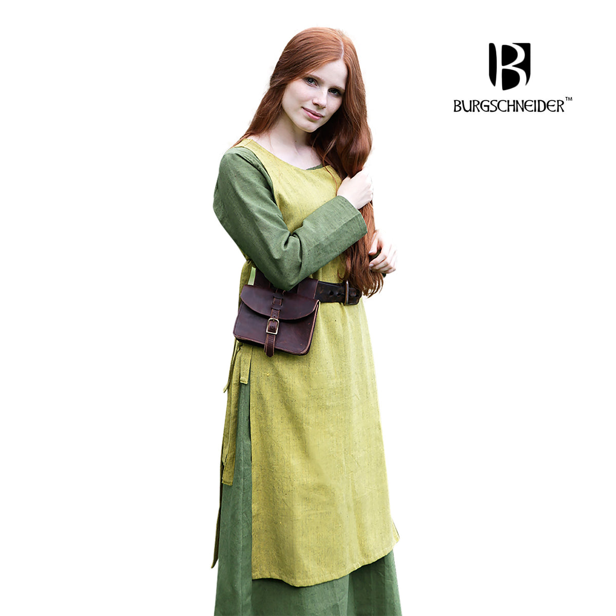 Image produit Sur-robe médiévale Haithabu jaune safran