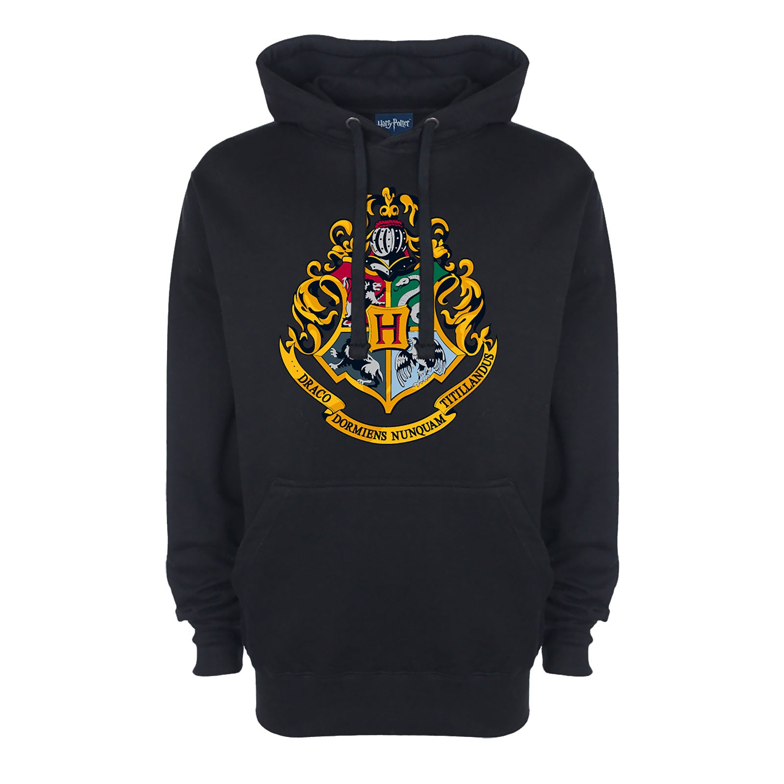 Immagine del prodotto Harry Potter - Felpa con cappuccio Hogwarts nera