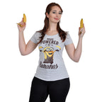 Immagine del prodotto Minions - Maglietta da ragazza Powered By Bananas grigia