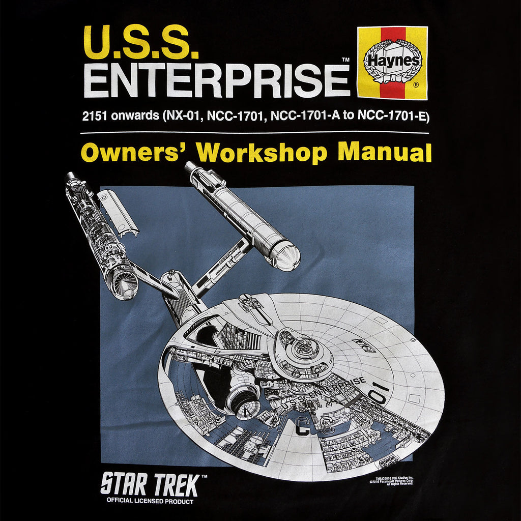 Produktbild Star Trek - Haynes Manual T-Shirt schwarz