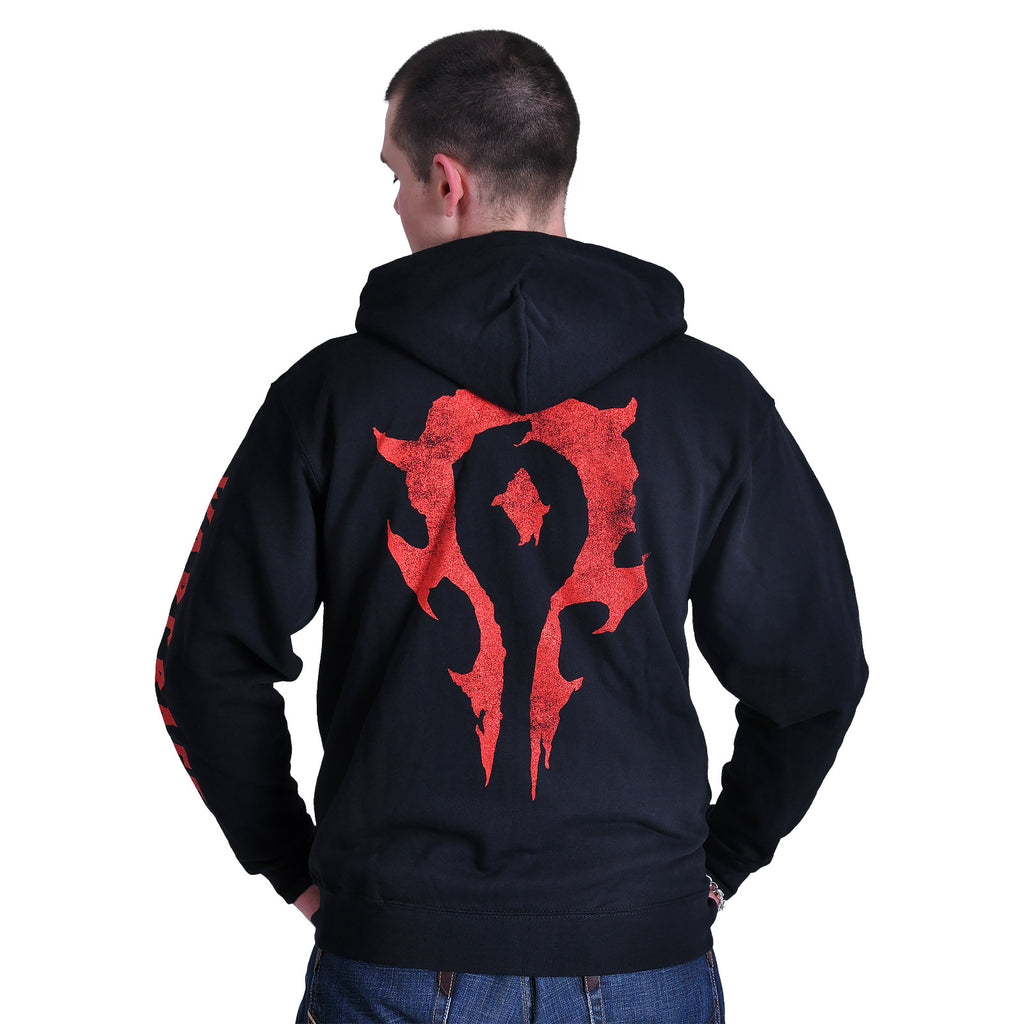 Immagine del prodotto Warcraft - Felpa con cappuccio nera con logo dell'Orda
