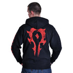 Immagine del prodotto Warcraft - Felpa con cappuccio nera con logo dell'Orda