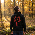 Immagine del prodotto Warcraft - Felpa con cappuccio nera con logo dell'Orda
