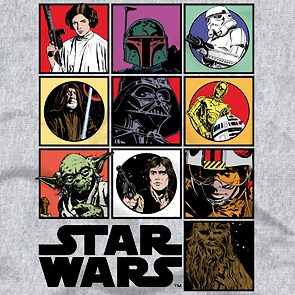 Produktbild Star Wars - Characters T-Shirt grau