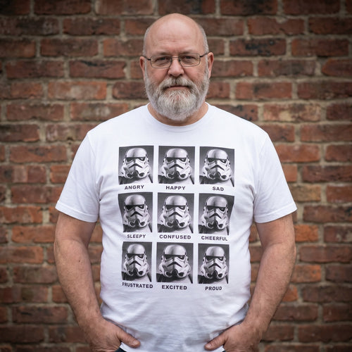 Image produit Star Wars - T-shirt Multiface Stormtrooper blanc