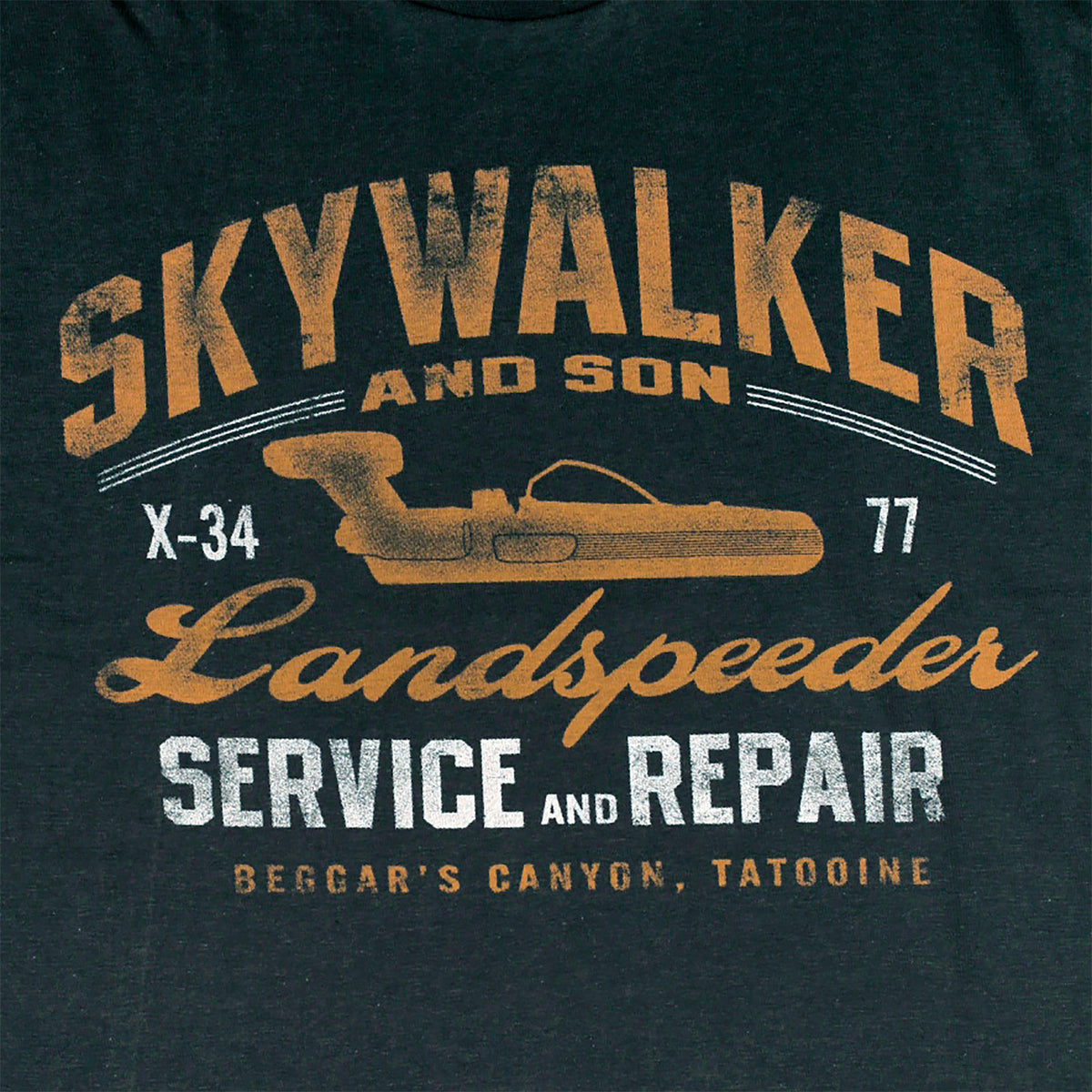 Image produit Star Wars - T-shirt Landspeeder gris