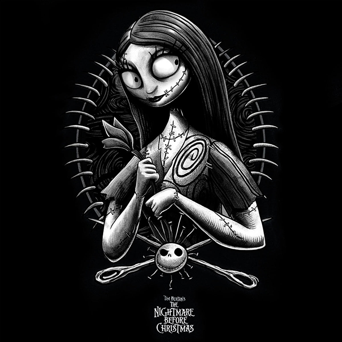 Image produit Nightmare Before Christmas - Sally T-shirt pour filles noir