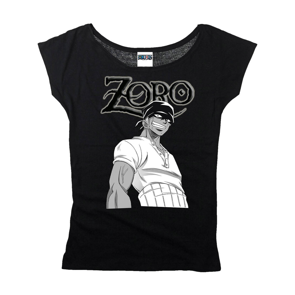 Immagine del prodotto One Piece - Maglietta da ragazza Roronoa Zoro nera