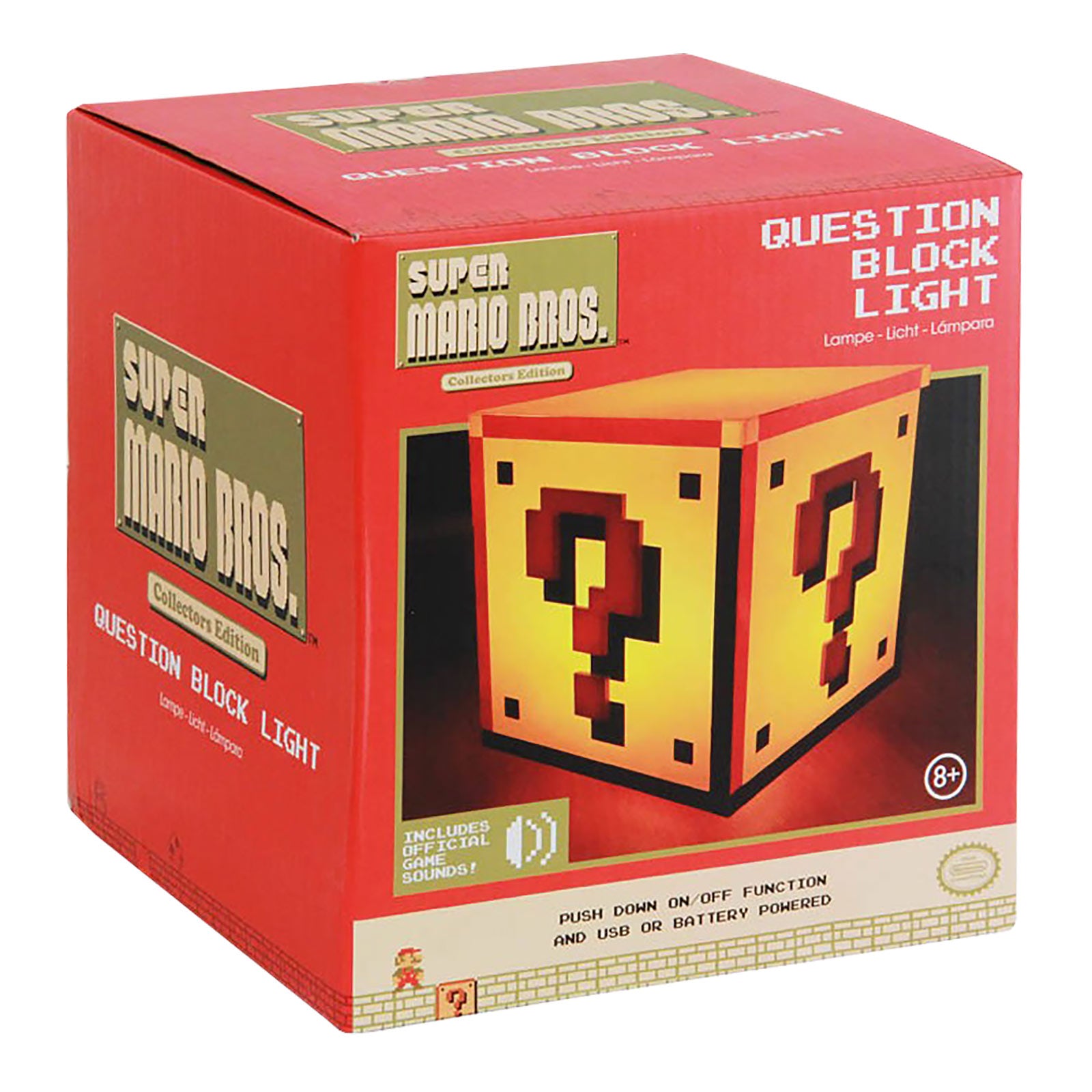 Produktbild Super Mario - Fragezeichen Lampe mit Sound