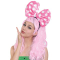 Immagine del prodotto Sweetie - Parrucca lunga da donna con fiocco rosa