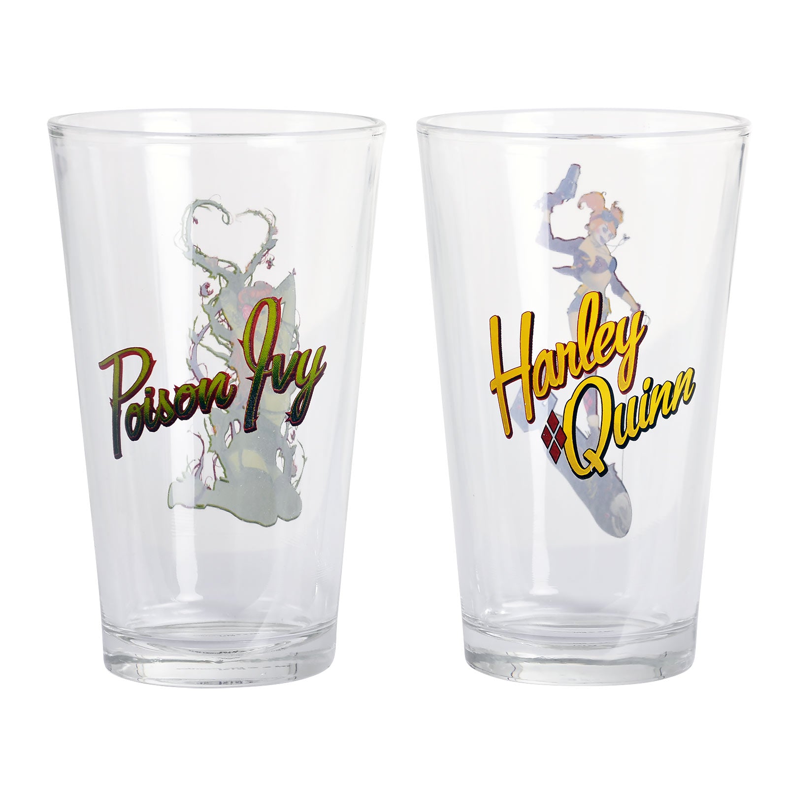 Image produit DC Comics - Ensemble de verres Harley Quinn et Poison Ivy