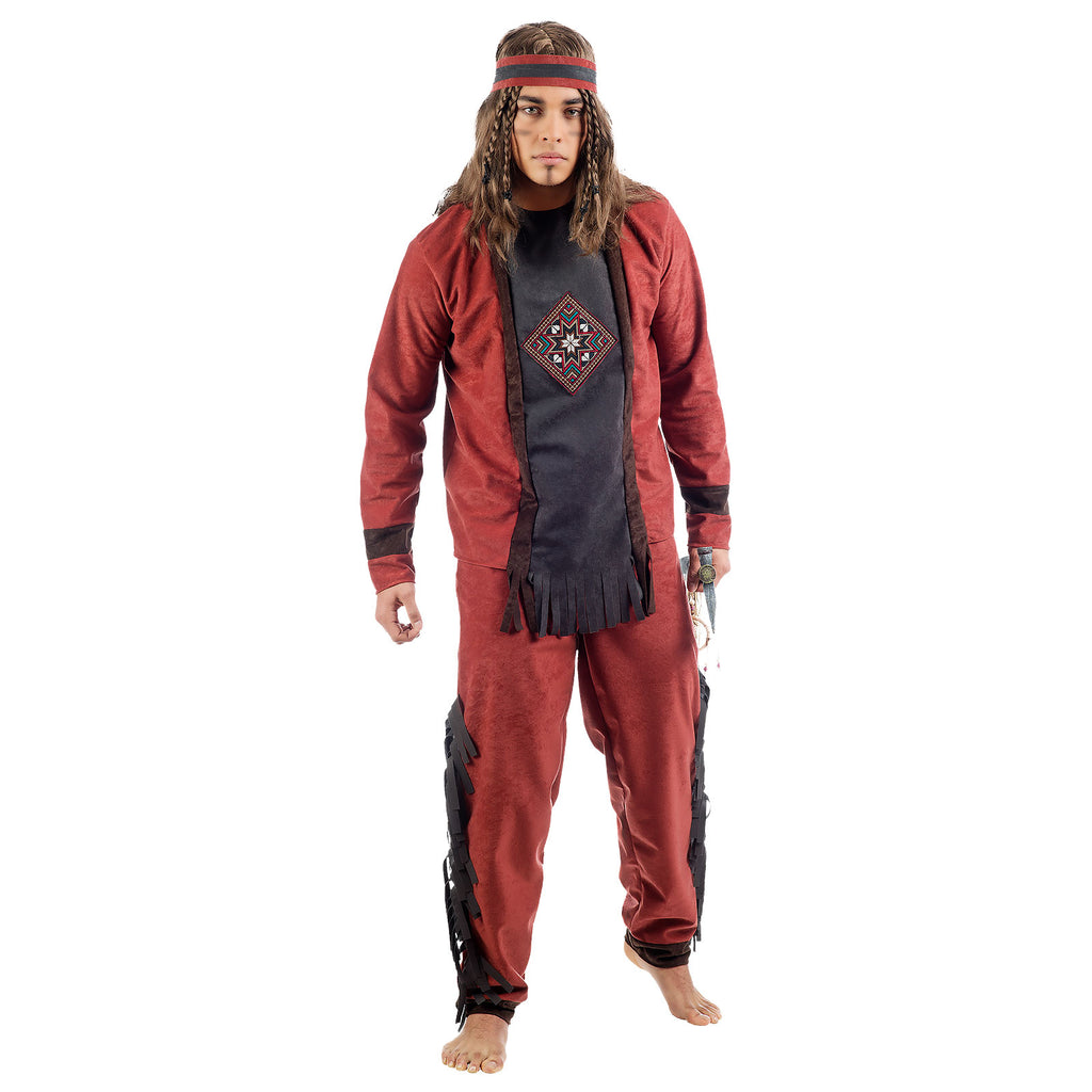Produktbild Indianer Winnetou - Kostüm Herren rot
