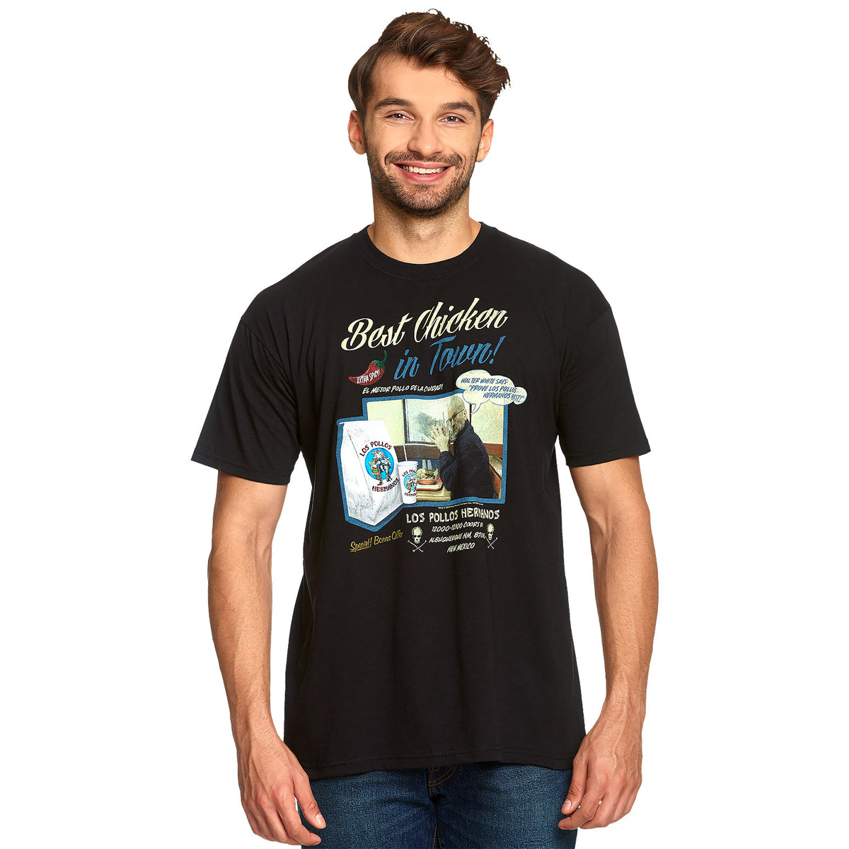 Produktbild Breaking Bad - Los Pollos Hermanos Best Chicken T-Shirt schwarz
