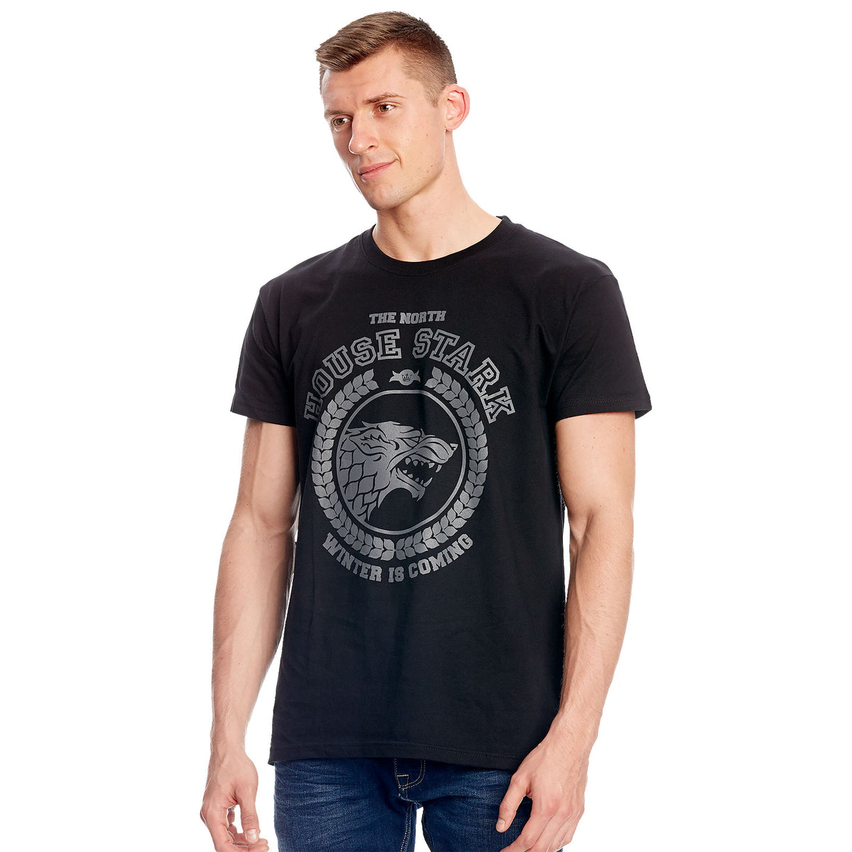 Immagine del prodotto Game of Thrones - T-shirt nera con stemma Stark
