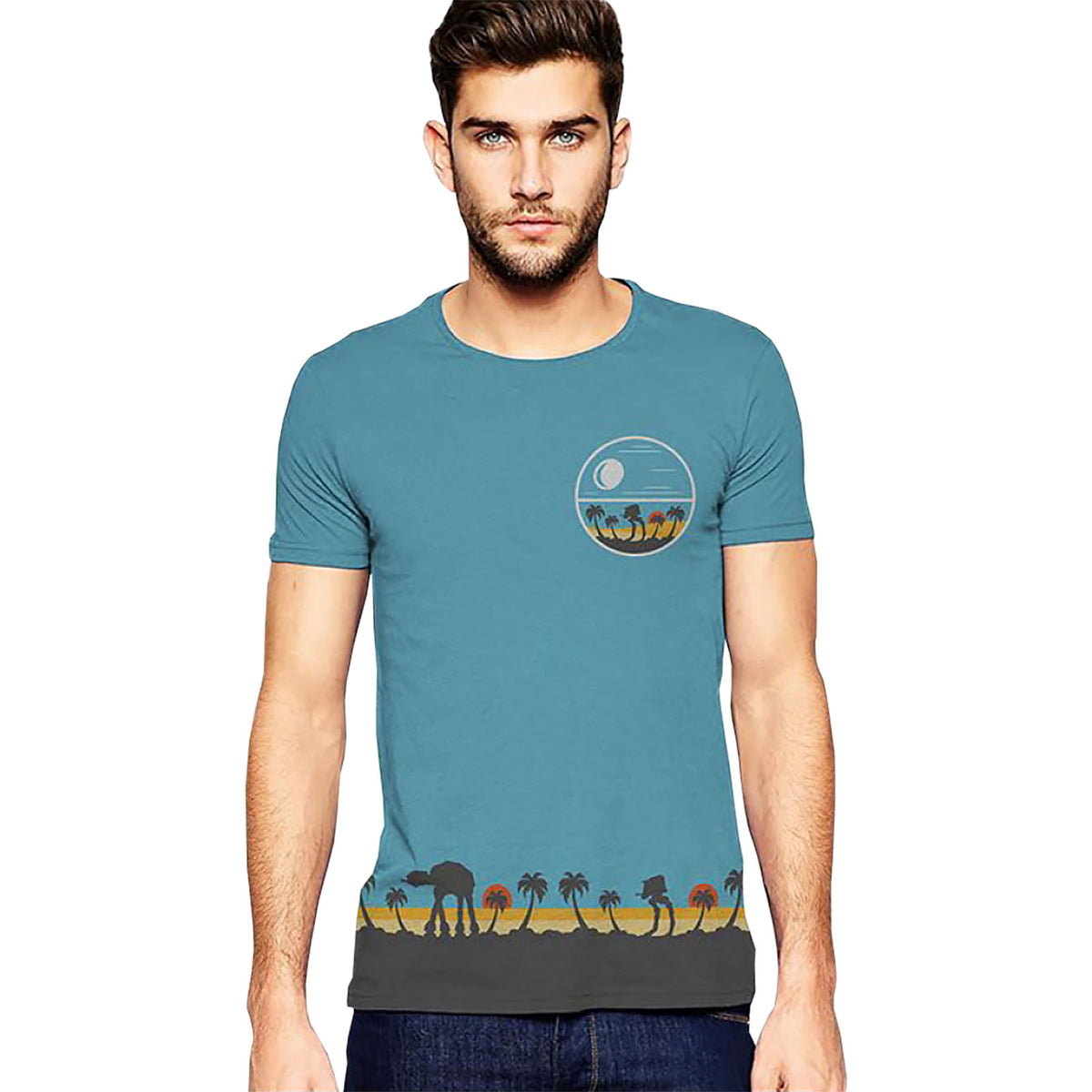 Image produit Star Wars - Rogue One Scène Tropicale T-Shirt