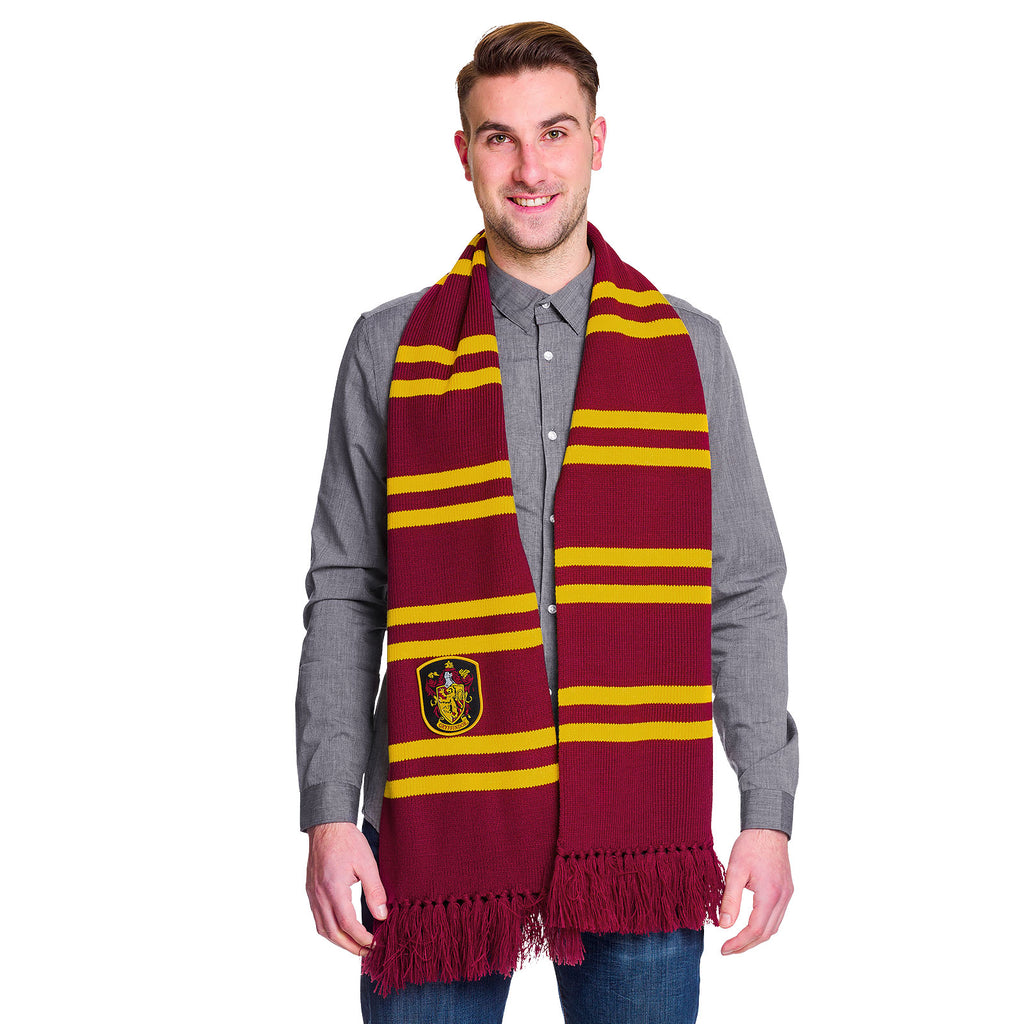 Image produit Harry Potter - Écharpe Gryffondor tricotée jaune-rouge