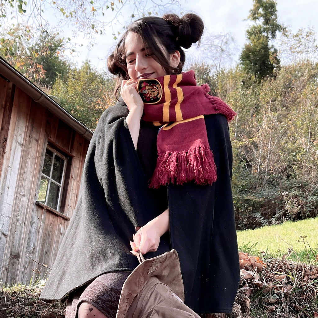 Image produit Harry Potter - Écharpe Gryffondor tricotée jaune-rouge