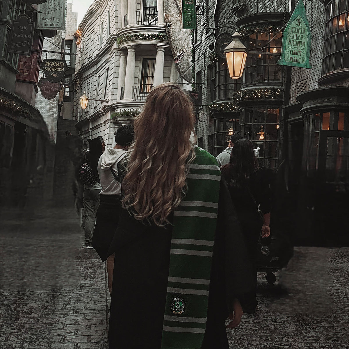 Image produit Harry Potter - Echarpe en tricot Slytherin gris-vert