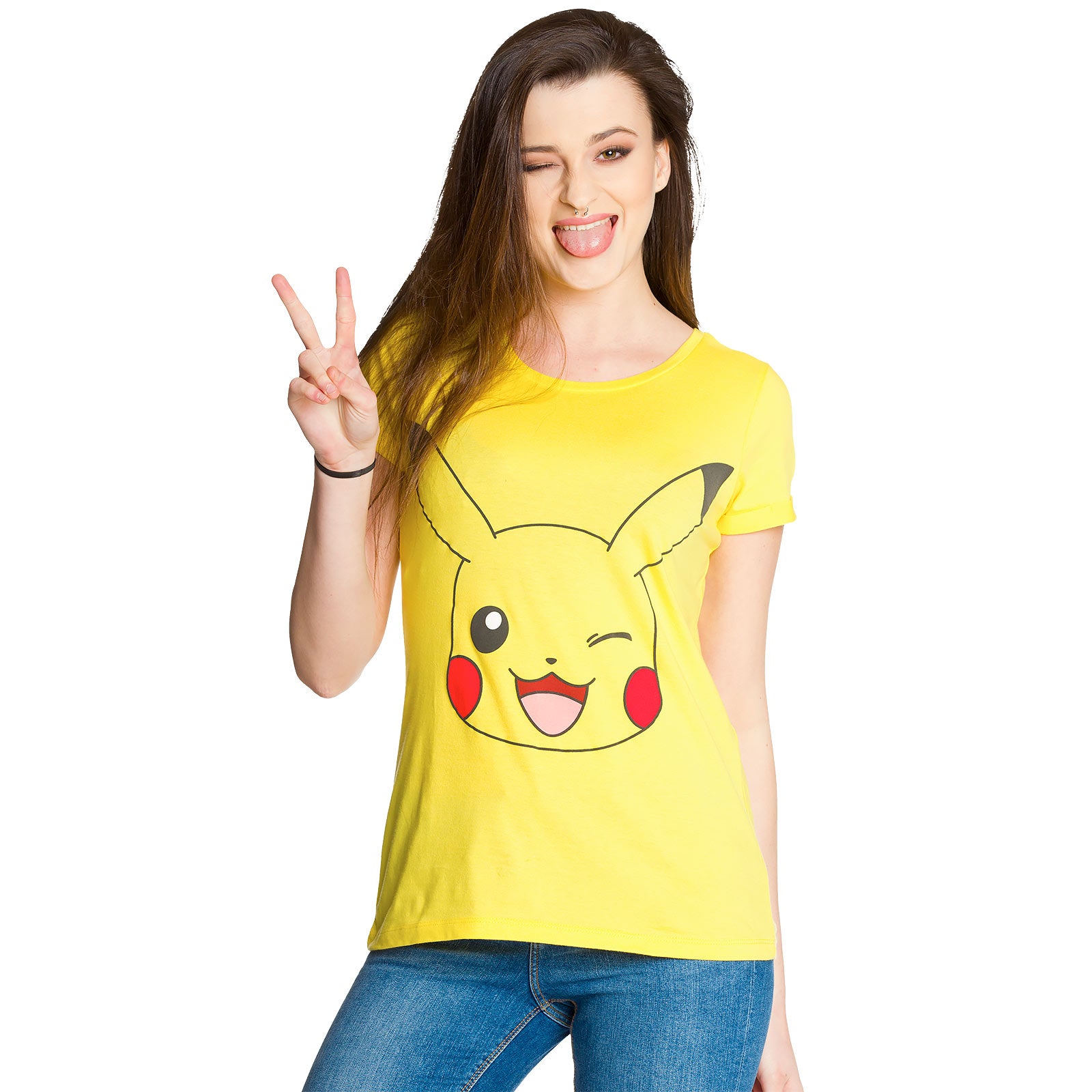 Produktbild Pokemon - Pikachu Girlie Shirt gelb