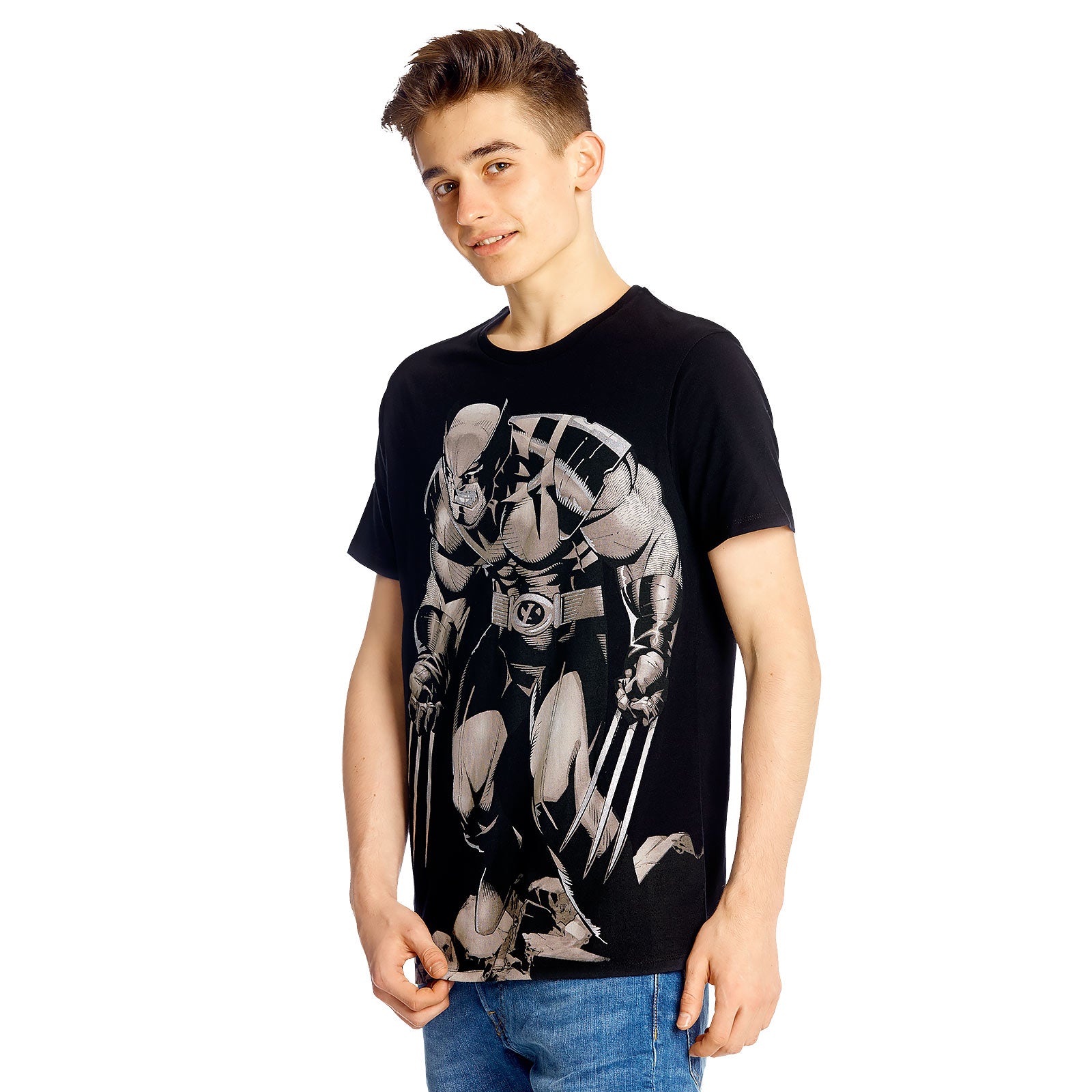 Immagine del prodotto Wolverine - T-shirt nera a grandezza naturale con artigli