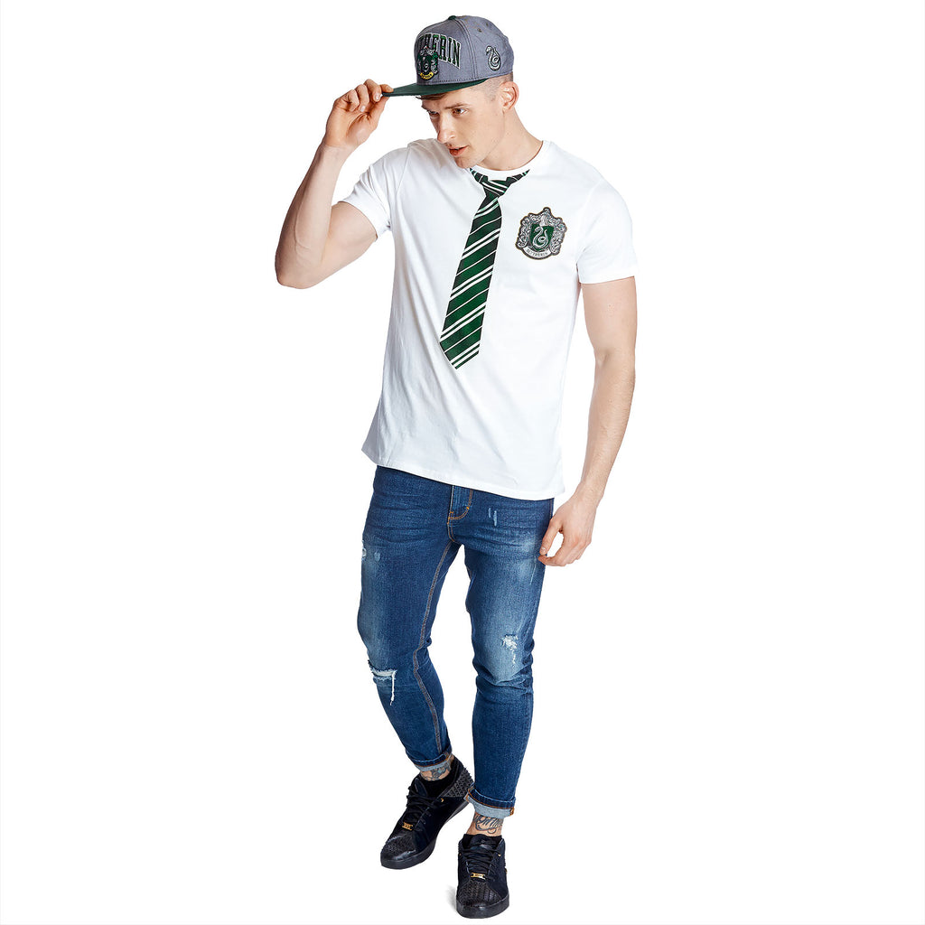 Image produit Harry Potter - T-shirt blanc ressemblant à Slytherin