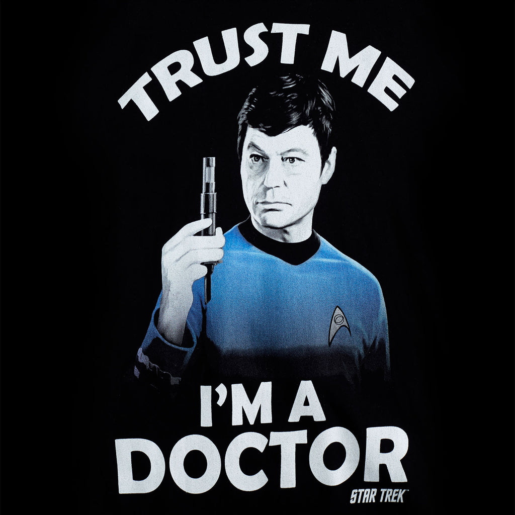 Image produit Star Trek - McCoy Trust Me t-shirt noir