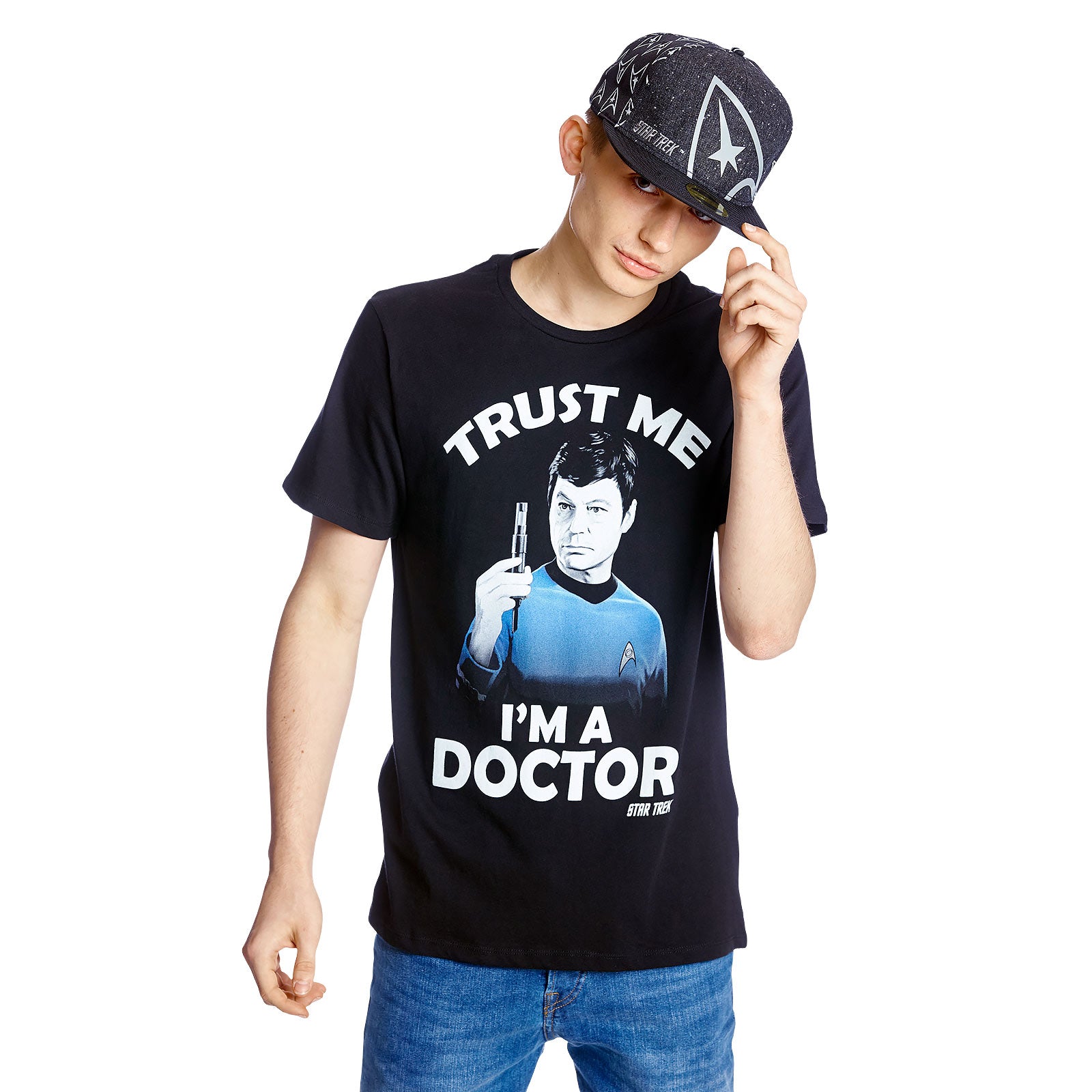Image produit Star Trek - McCoy Trust Me t-shirt noir