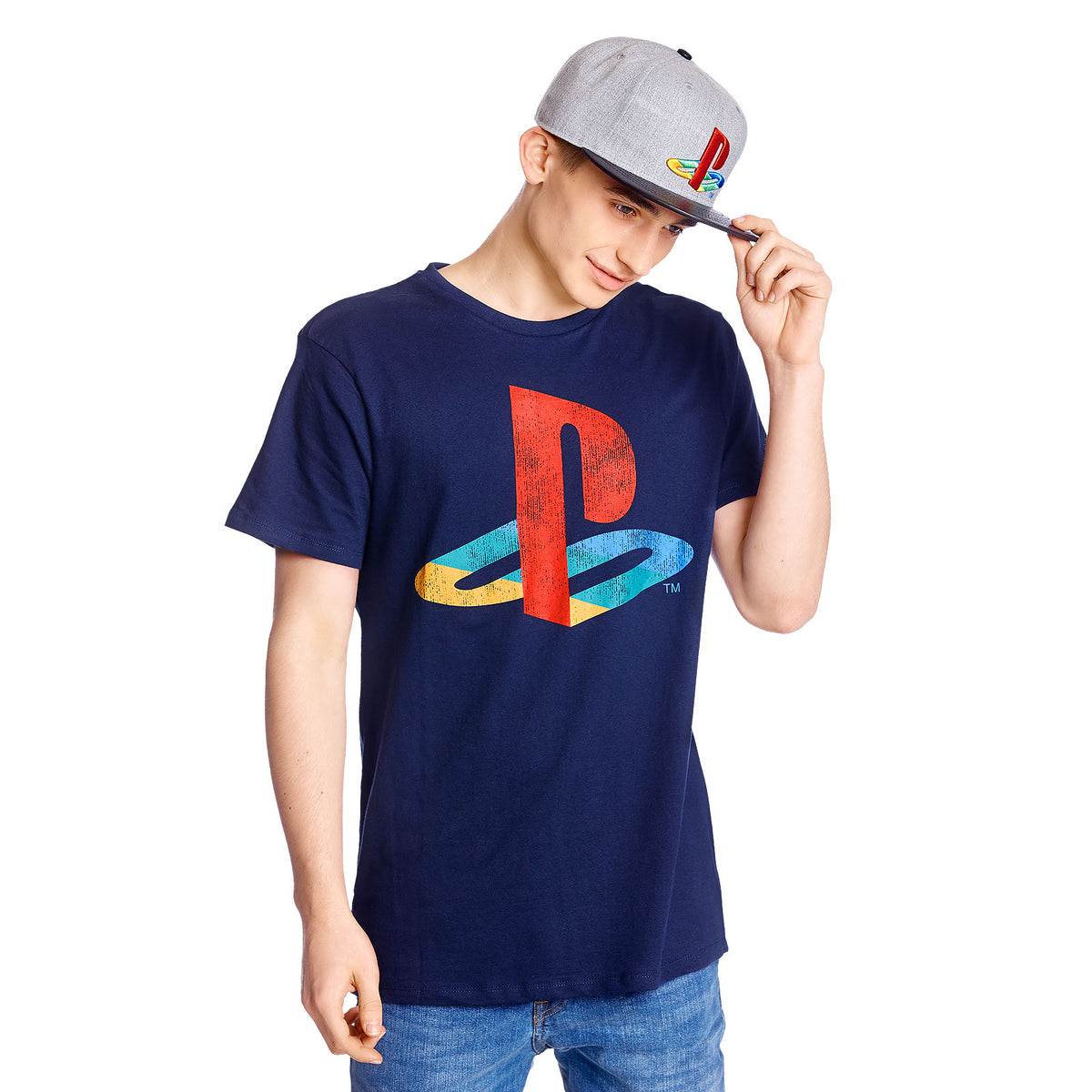 Immagine del prodotto PlayStation - T-shirt con logo blu