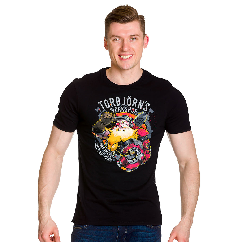 Image produit Overwatch - T-shirt noir de l'atelier de Torbjörn