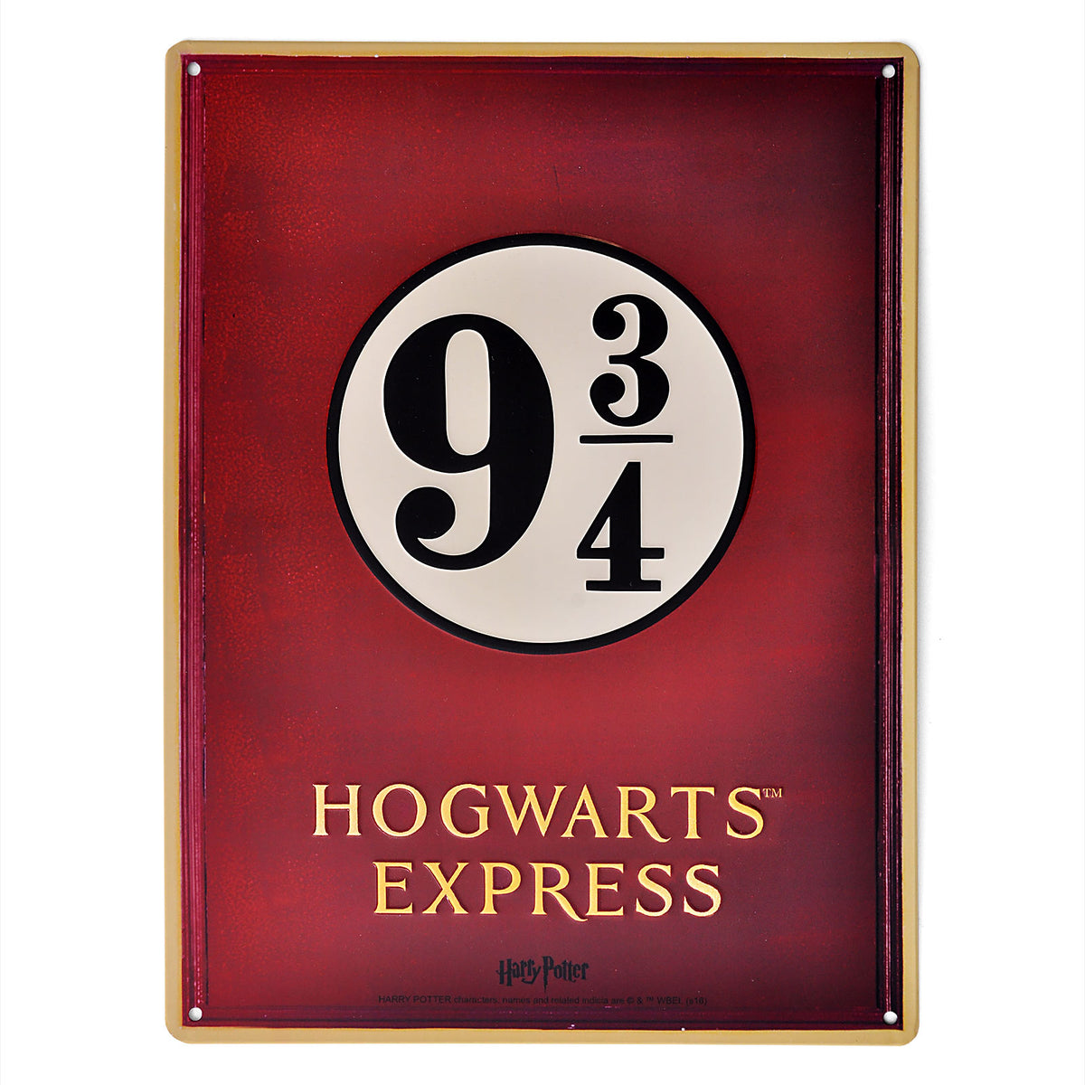 Immagine del prodotto Harry Potter - Targa Hogwarts Express Binario 9 3/4