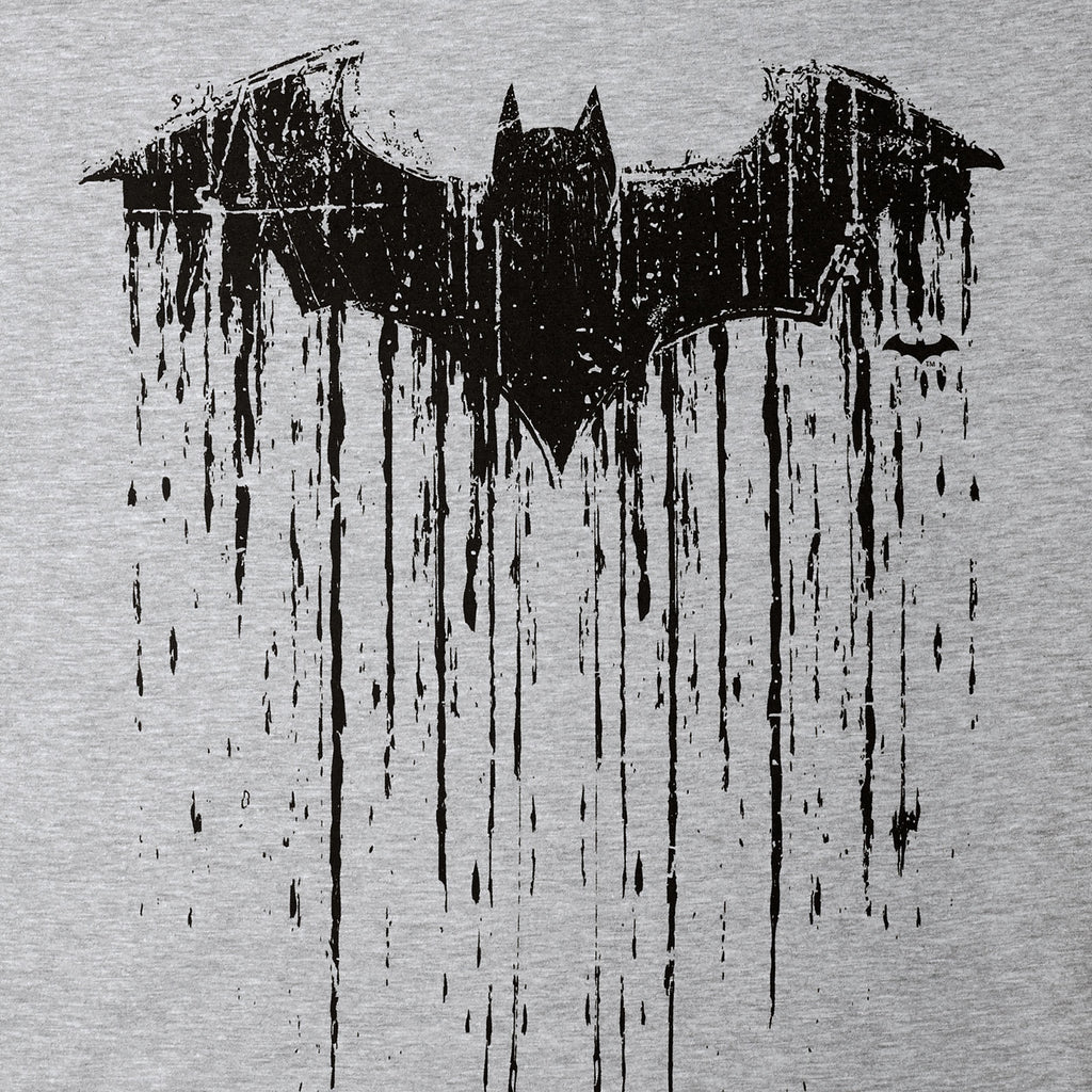 Produktbild Batman - Dripping Logo T-Shirt grau
