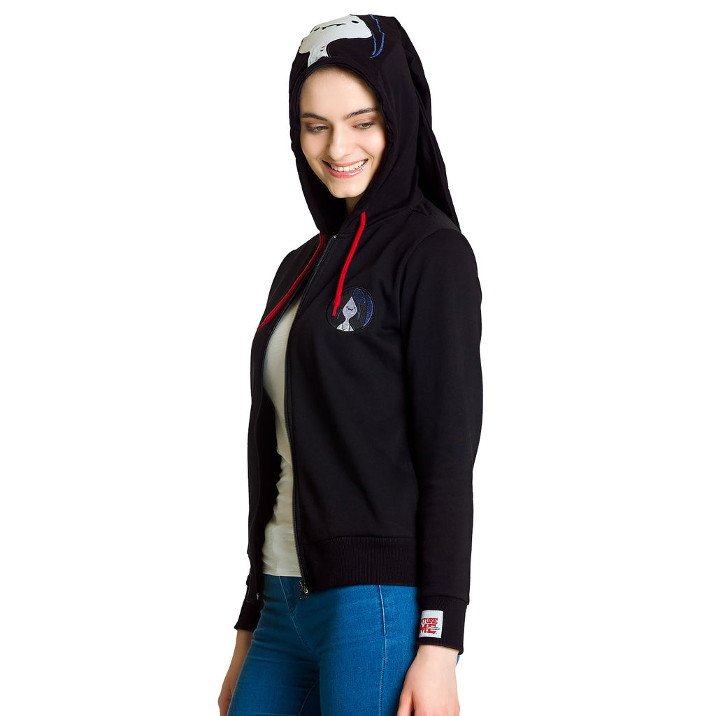 Immagine del prodotto Adventure Time - Felpa con cappuccio Marceline da donna nera