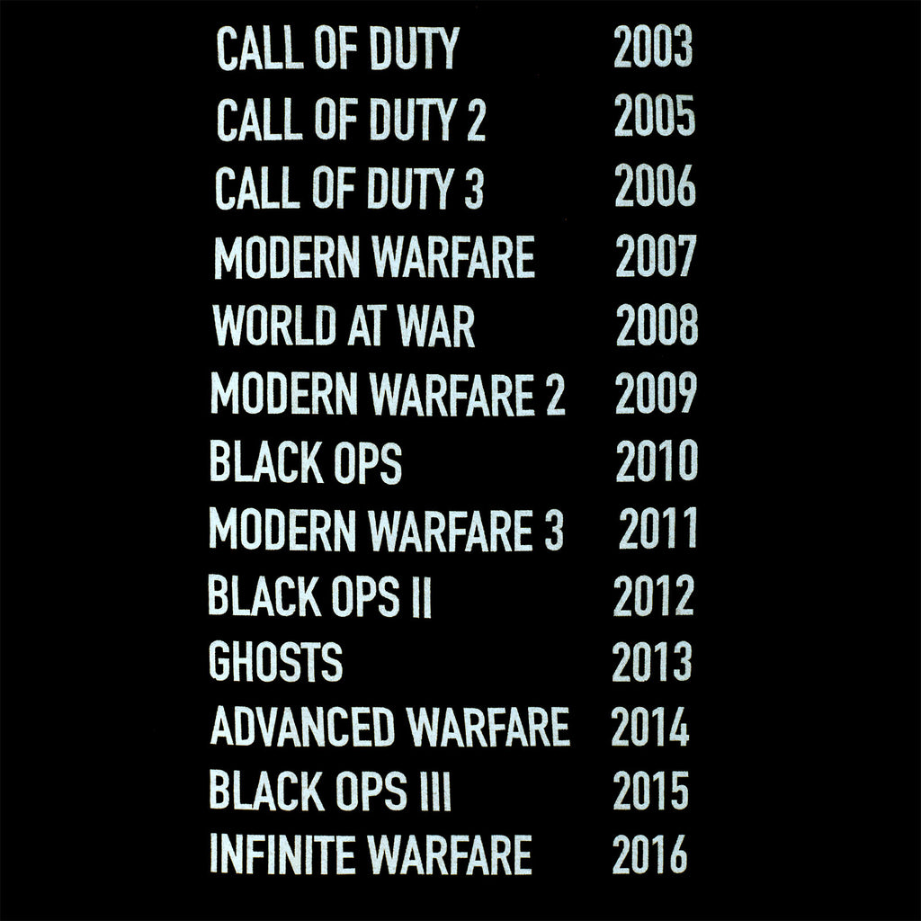 Immagine del prodotto Call of Duty - T-Shirt Skull Tour nera