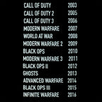 Immagine del prodotto Call of Duty - T-Shirt Skull Tour nera