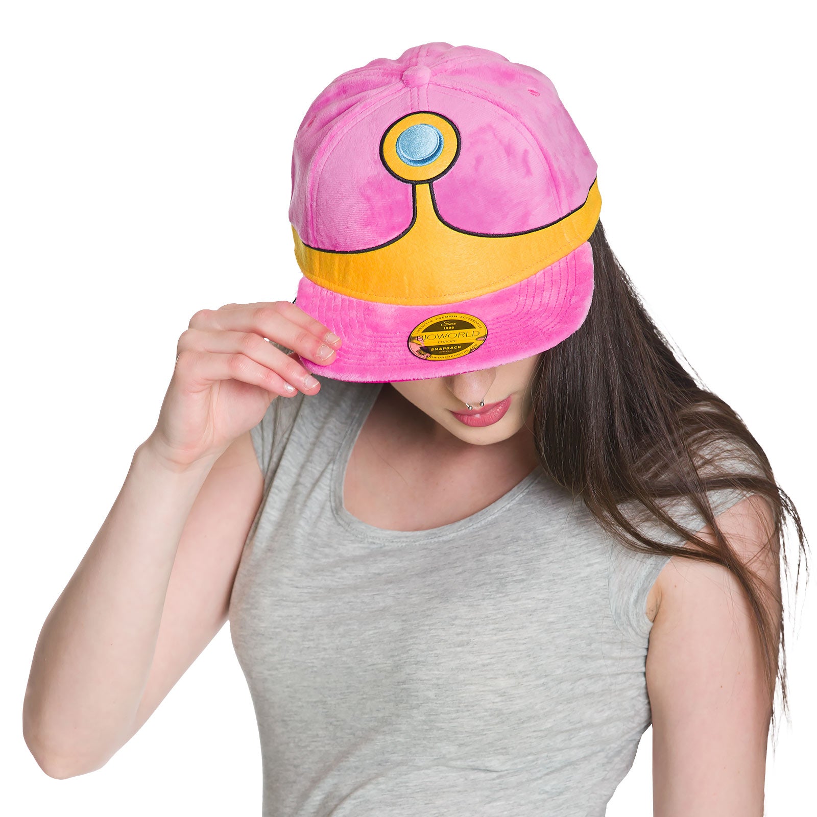 Immagine del prodotto Adventure Time - Cappellino Snapback in Peluche di Principessa Gommarosa