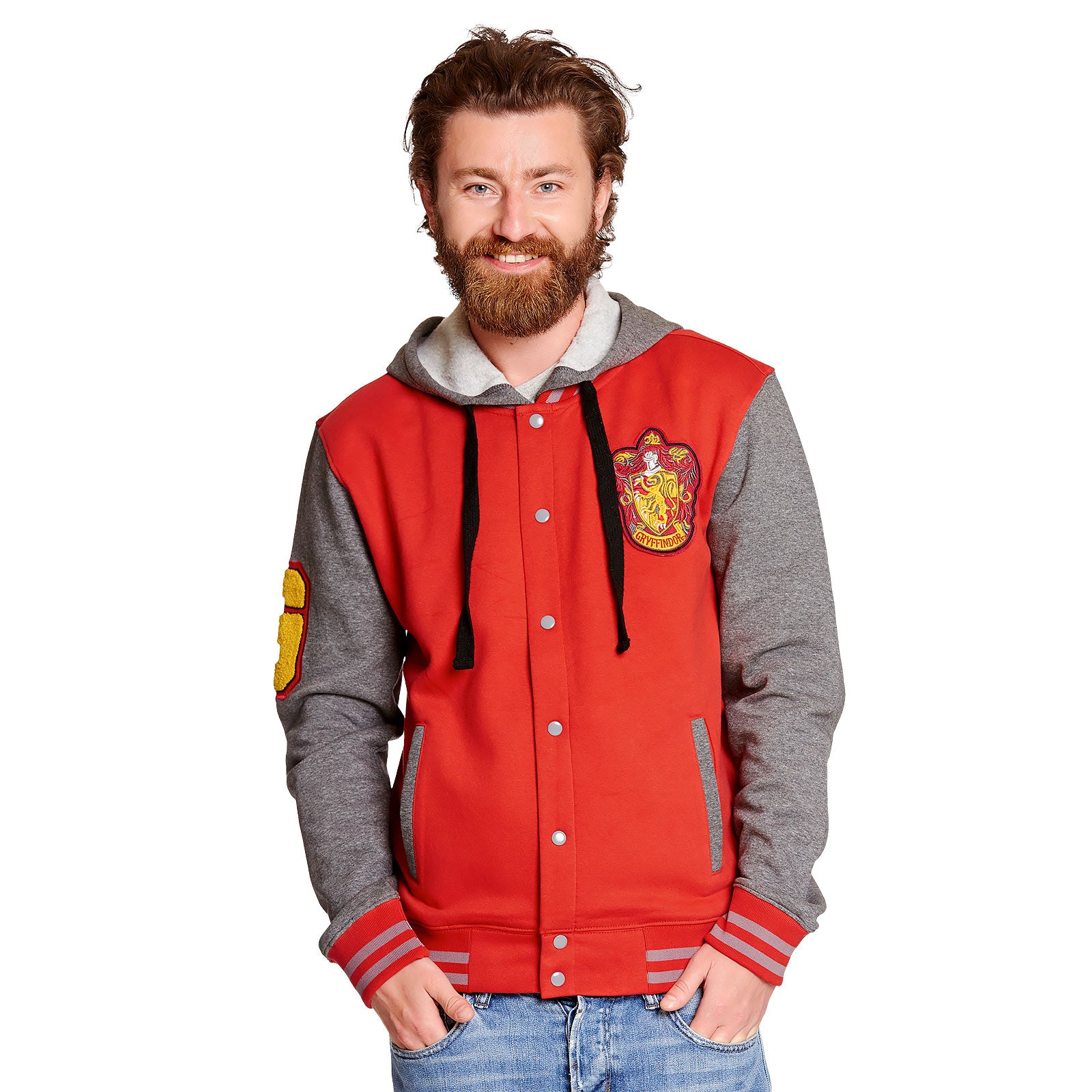 Image produit Harry Potter - Veste collège Gryffondor à capuche