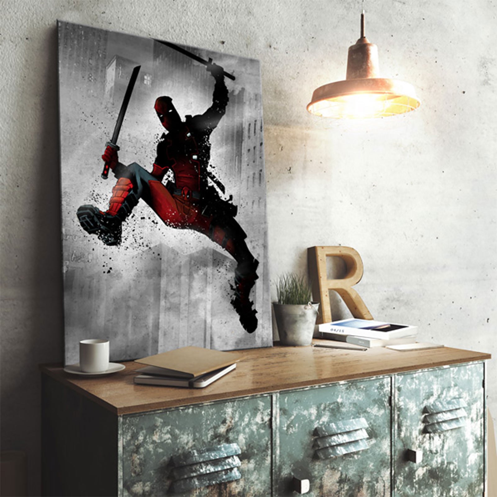 Immagine del prodotto Poster in metallo di Deadpool
