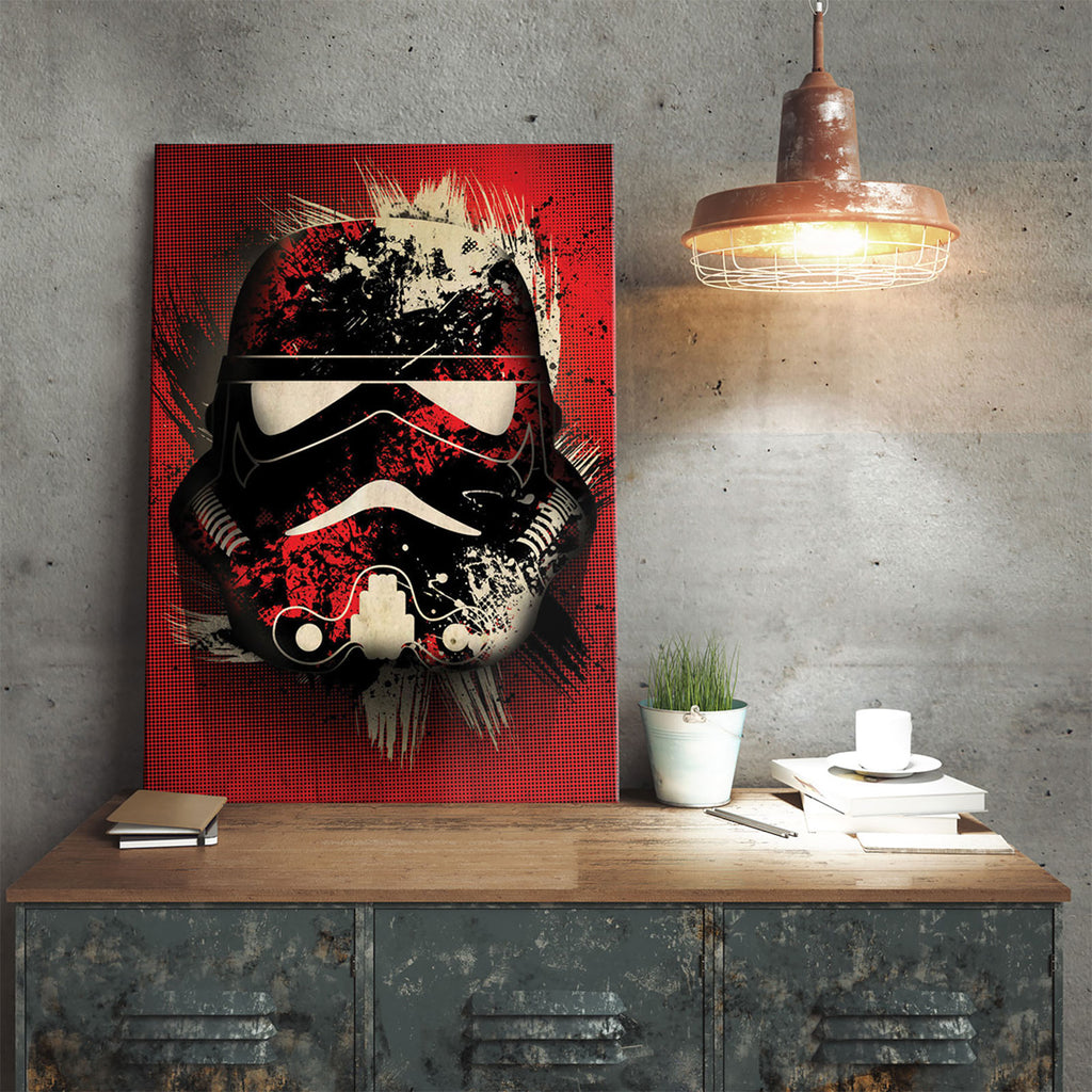 Image produit Star Wars - Poster métallique éclaboussé de Stormtrooper