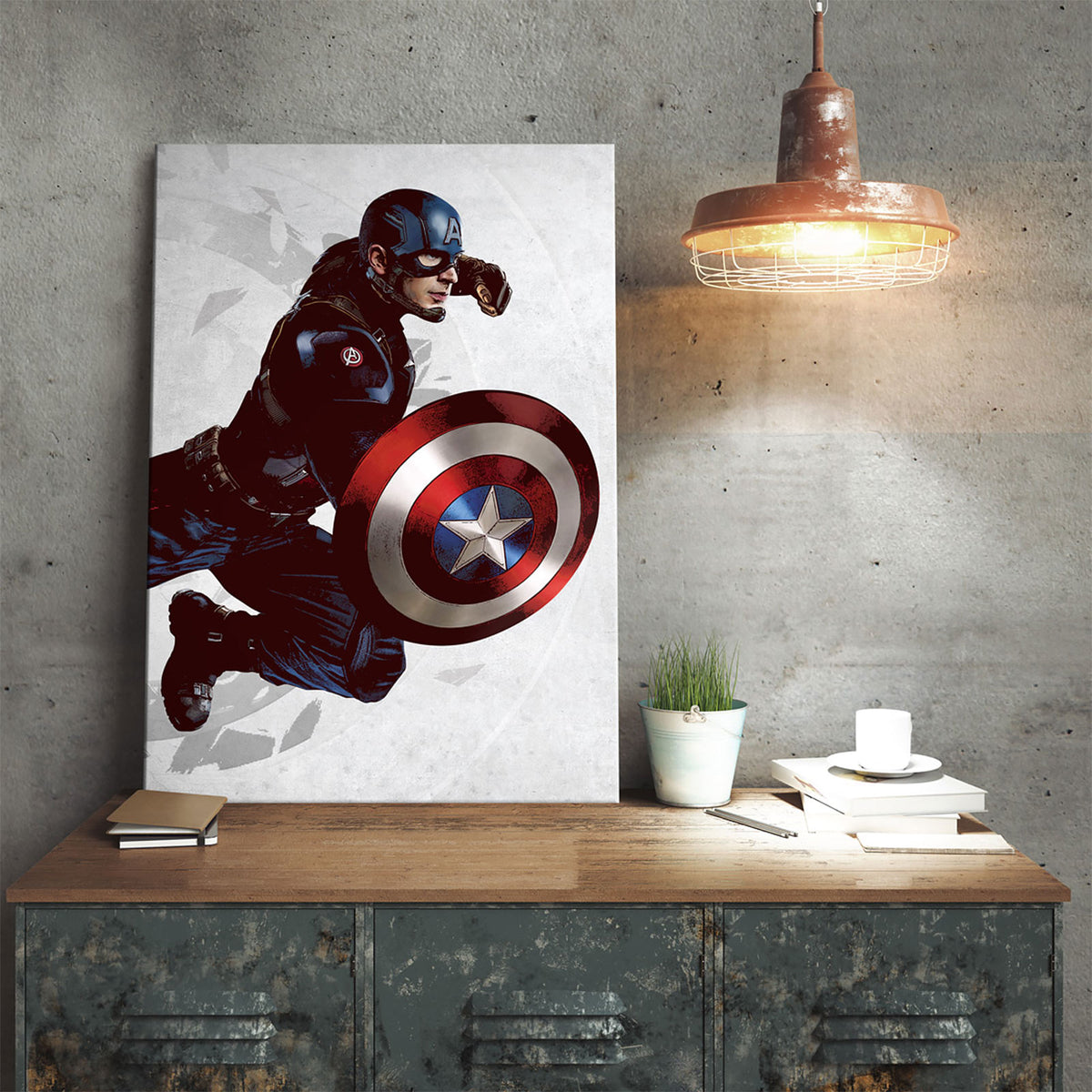 Immagine del prodotto Capitan America - Poster in metallo di Civil War