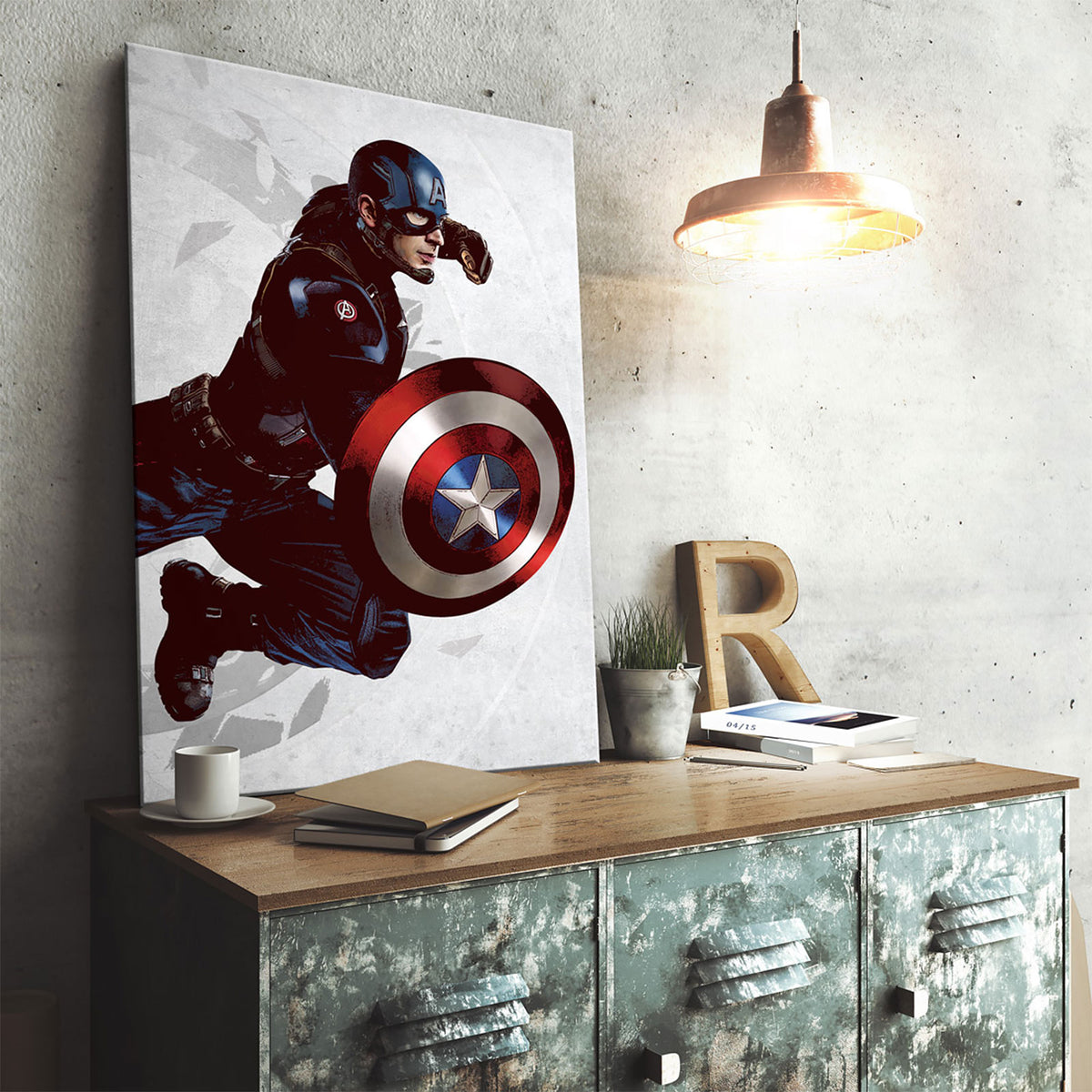 Immagine del prodotto Capitan America - Poster in metallo di Civil War