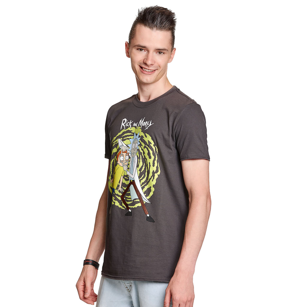 Immagine del prodotto Rick e Morty - T-shirt a spirale grigia