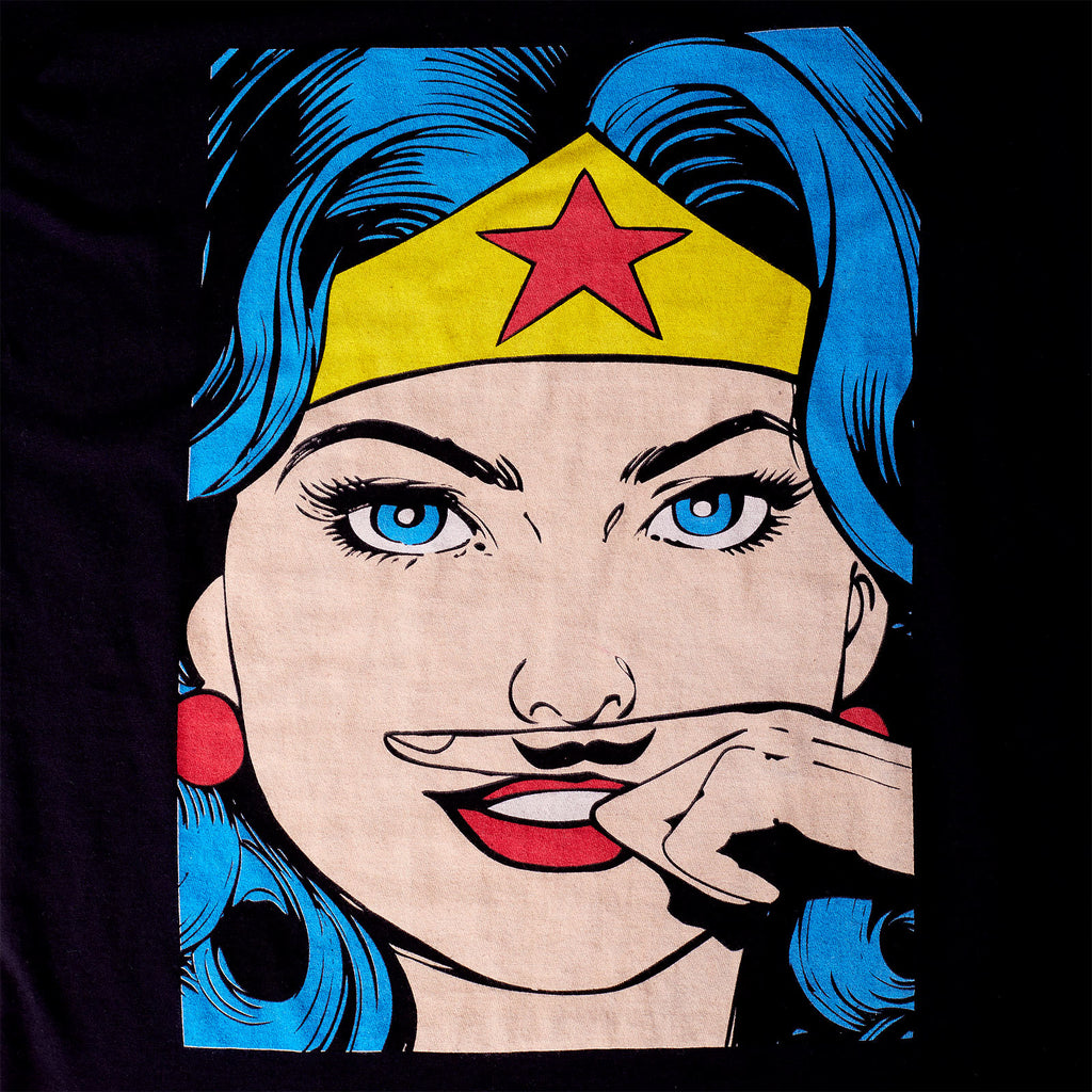 Produktbild Wonder Woman - Mustache T-Shirt Damen