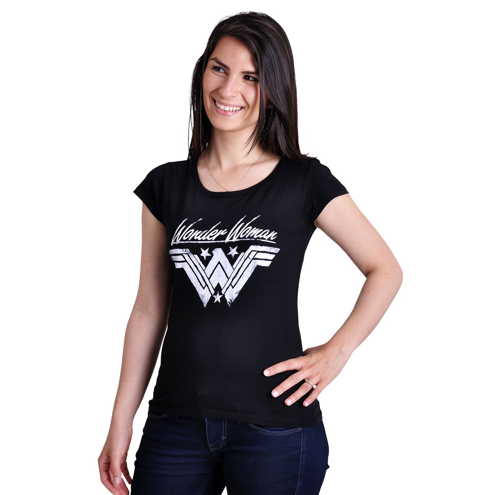 Image produit Wonder Woman - Logo T-shirt pour femmes noir