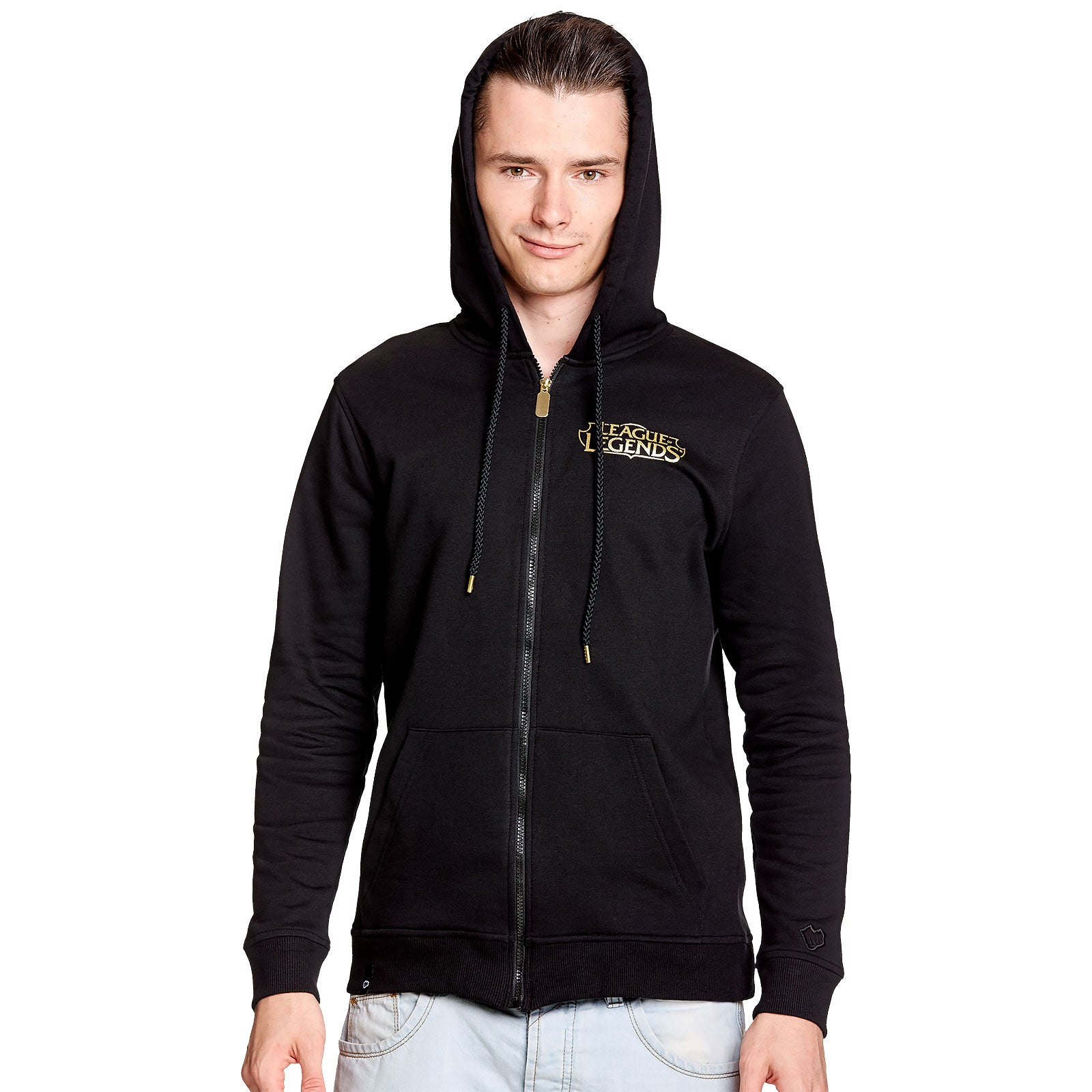 Image produit League of Legends - Sweat à capuche logo noir