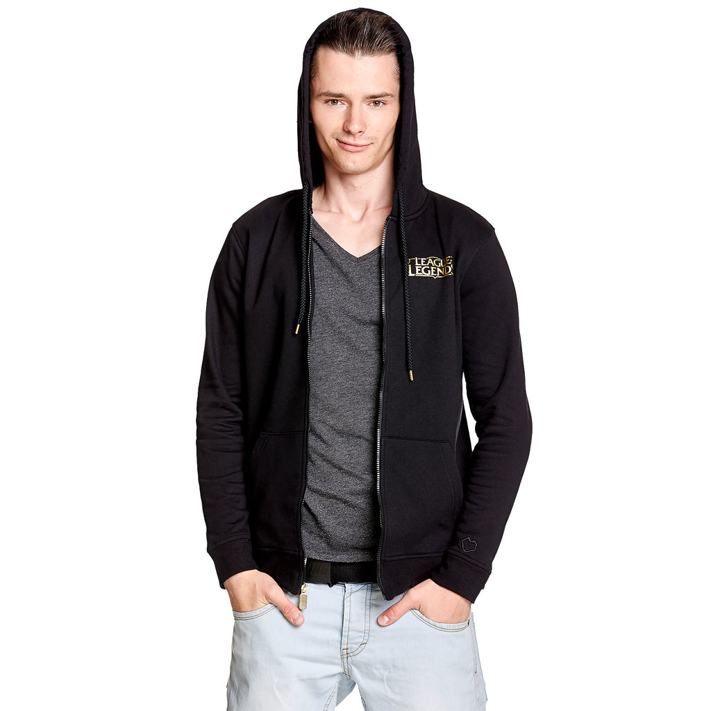 Image produit League of Legends - Sweat à capuche logo noir