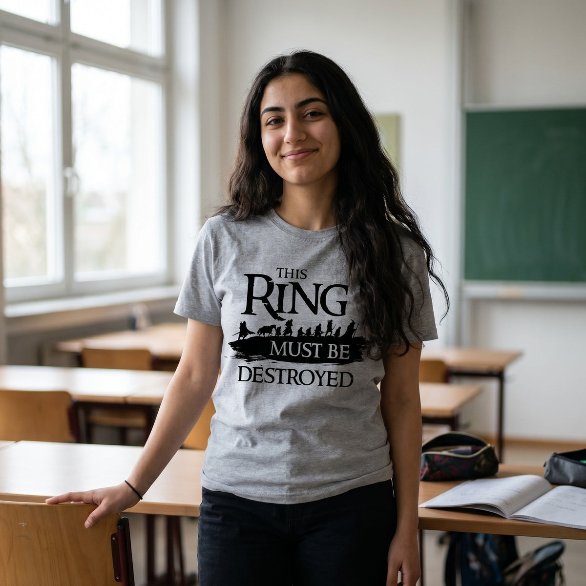 Immagine del prodotto Il Signore degli Anelli - T-shirt dei Compagni grigia