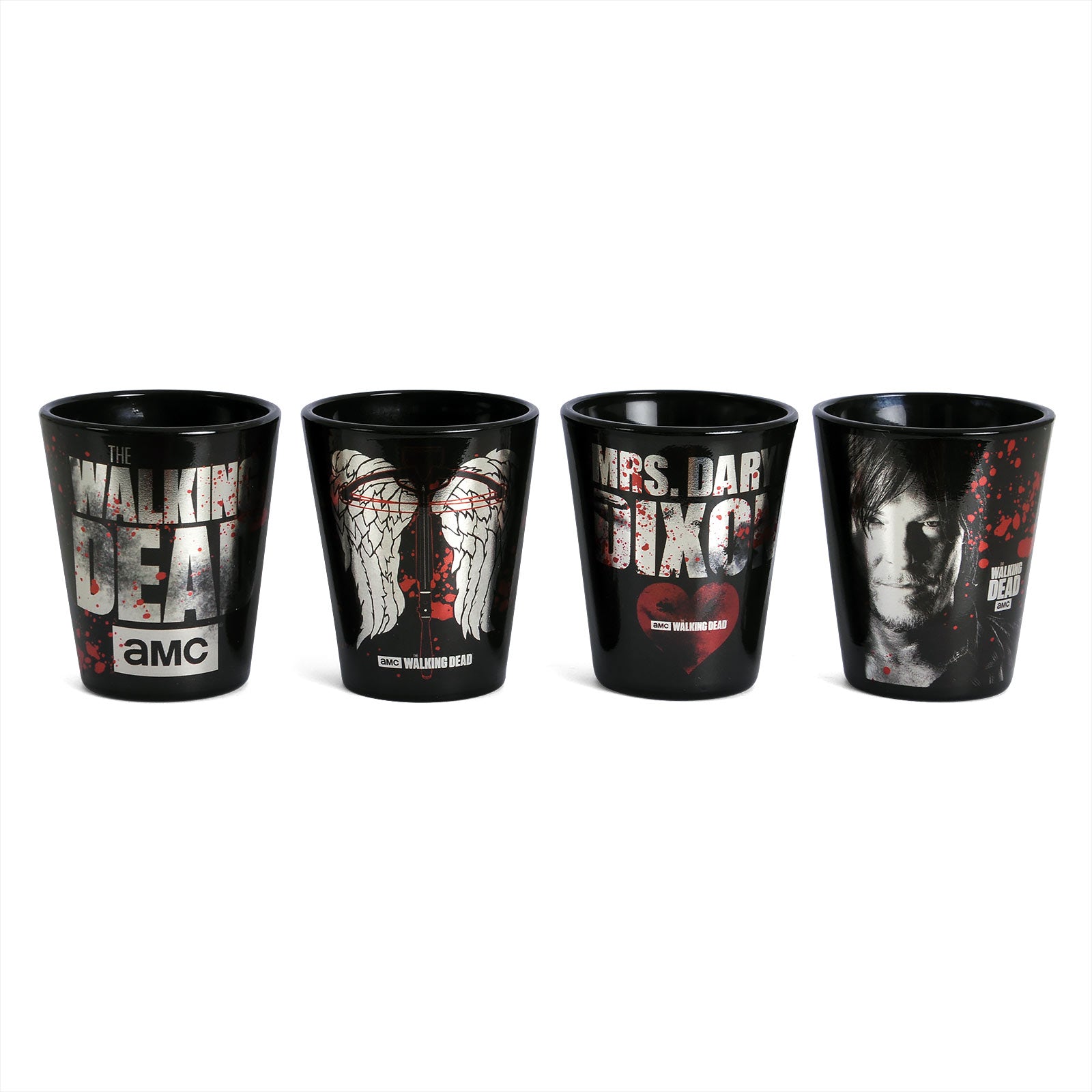 Image produit Walking Dead - Ensemble de verres Daryl Dixon 4 pièces