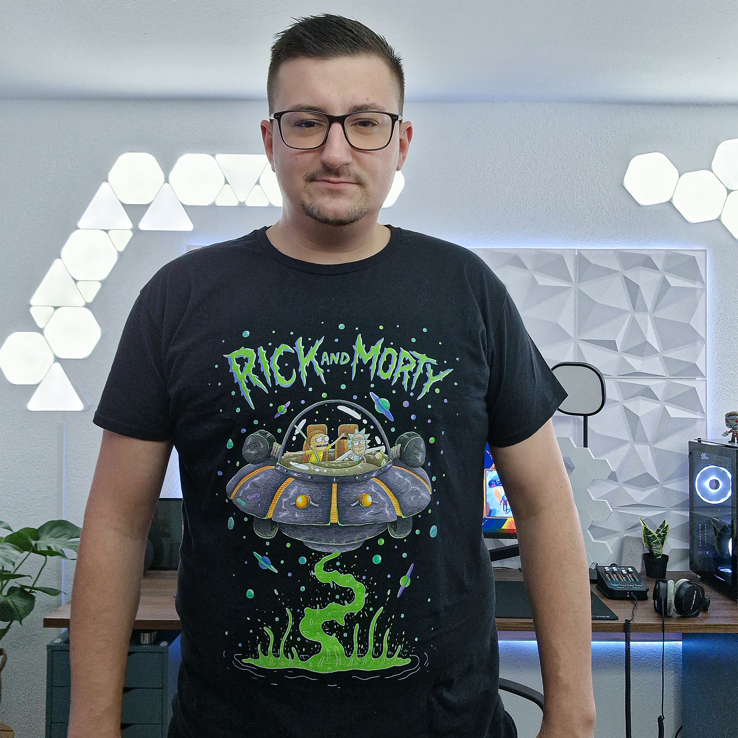 Immagine del prodotto Rick e Morty - T-shirt Space Cruiser nera
