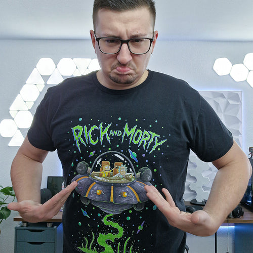 Image produit Rick et Morty - T-shirt Space Cruiser noir