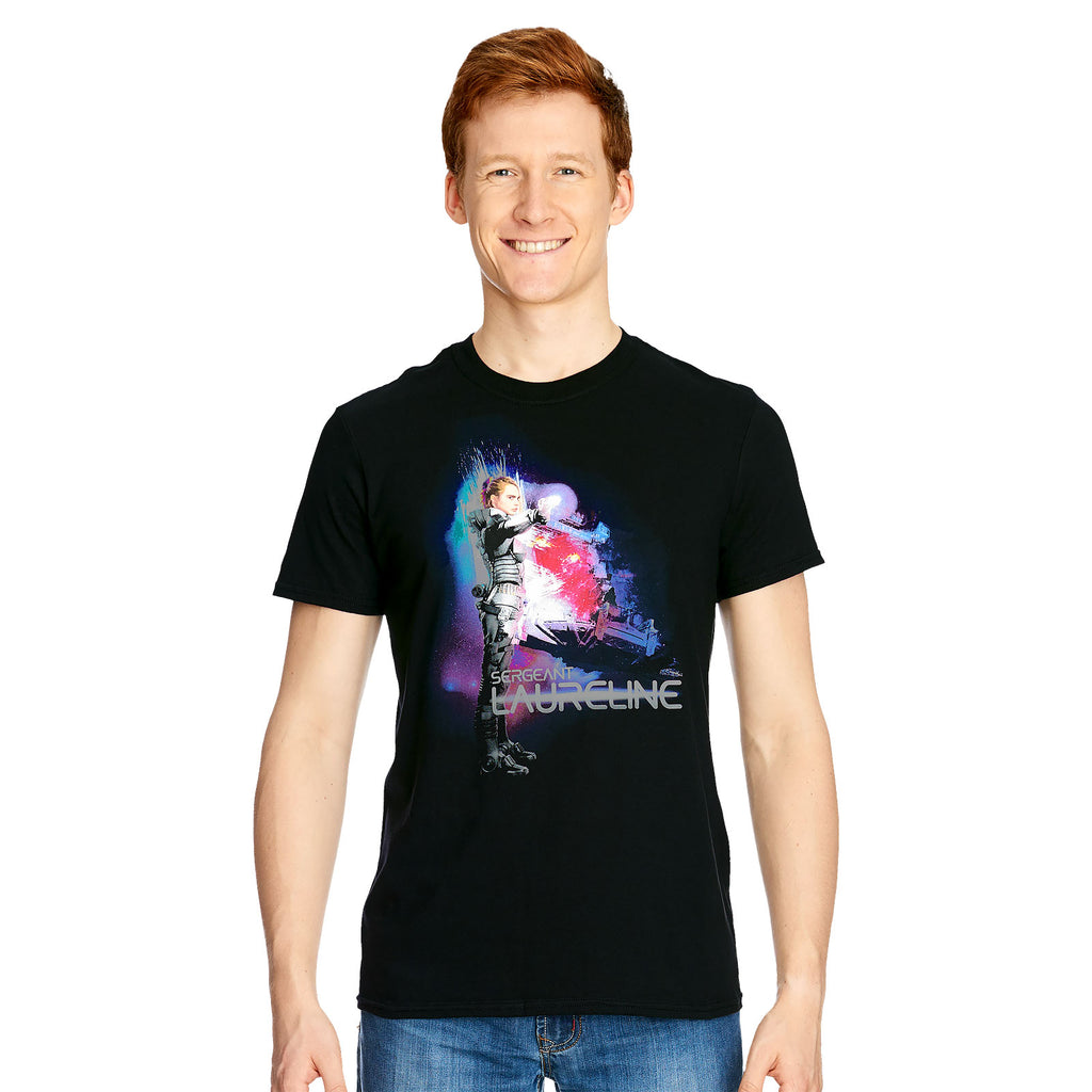 Image produit Valerian - T-Shirt noir du sergent Laureline